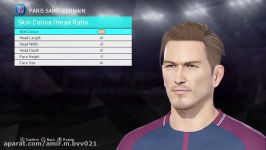 ادیت فیس دیوید بکهام pes 2018