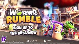 تریلر معرفی بازی Worms Rumble