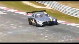 تست مرسدس AMG GT3 در پیست نوربرگ رینگ