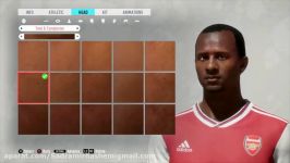 آموزش ساخت فیس پاتریک ویرا در FIFA20