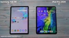 مقایسه سرعت دوربین iPad Pro 11 ۲۰۲۰ Galaxy Tab S6