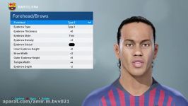 ادیت فیس رونالدینیو pes 2019