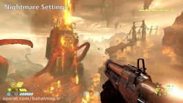 مقایسه گرافیک DOOM Eternal low تا ultra nightmare