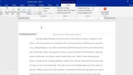 Word 2016  هدر فوتر