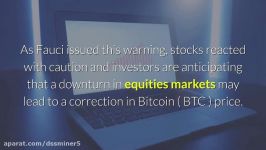        dssminer.com Bitcoin Stocks at Risk as Dr Fauci Predicts 100K D