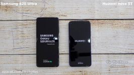 مقایسه سرعت دوربین Galaxy S20 Ultra Huawei Nova 5T