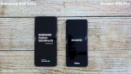 مقایسه سرعت دوربین Galaxy S20 Ultra Huawei P30 Pro