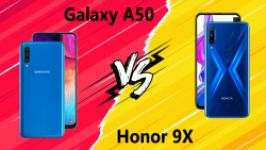 مقایسه Samsung Galaxy A50 Honor 9X