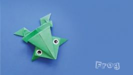 Frog Origami اوریگامی قورباغه