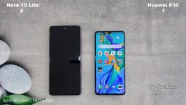 مقایسه سرعت دوربین Galaxy Note 10 Lite Huawei P30