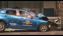 تست تصادف Euro NCAP مزدا 2 مدل 2016