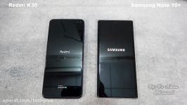 مقایسه سرعت دوربین Galaxy Note 10 Plus Xiaomi Redmi K30