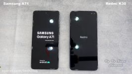 مقایسه سرعت دوربین Galaxy A71 و‌ Xiaomi Redmi K30