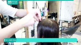 آموزش کوتاهی مو  کوتاه کردن مو  کوتاهی مو زنانه مدل موی مجلسی 