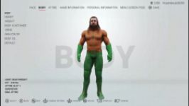 WWE2K19 آموزش ساخت آکوامان گرین ارو کماندار