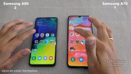 مقایسه سرعت دوربین Galaxy A60 Galaxy A70