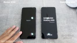 مقایسه سرعت دوربین Galaxy A80 Xiaomi Redmi K30