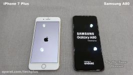 مقایسه سرعت دوربین Galaxy A80 iPhone 7 Plus