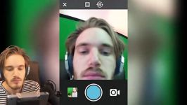 pewdiepie چالش گرفتن سلفى