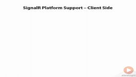 SignalR 2.Introduction 5.Platform Support and Integrati