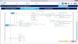 تنظیم فرکانس کاری میکروکنترلر STM32 cubeMX