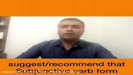 Subjunctive verb form of noun clause for IELTS TOEFL learners