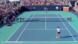 بازی زیبای تنیس بیانکا آندریاس Bianca Andreescu Drop Shot Slow Motion Tennis