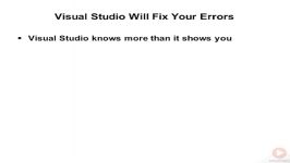 VS2012 7.Let VS HelpYou 2.Fixing Errors