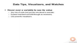 VS2012P2 2.ADF 2.Data Tips Visualizers and Watches