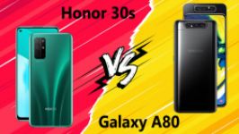 مقایسه Honor 30S Samsung Galaxy A80