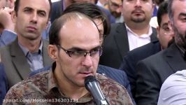 شعرخوانی جناب آقای محمد زارعی در دیدار جمعی شاعران اهالی فرهنگ ادب