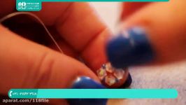 آموزش ساخت زیورآلات دست ساز  زیورآلات مهره ای دستبند کریستالی مهره 