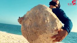 شهربانو منصوریان ویدئویی تمرین های سخت در ساحل دریا خود منتشر کرد