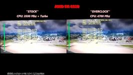 AMD FX 8320  Stock vs 4.7 Ghz  OverClock Boost in