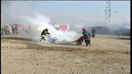 تست عملیاتی تجهیزات AFT در سازمان آتش نشانی تهران