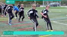 آموزش فوتبال به کودکان  تکنیک های فوتبال تمرینات آموزشی فوتبال