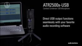 معرفی میکروفن استودیویی Audio Technica ATR2500x USB