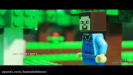 استاپ موشن Lego Minecraft لگو ماینکرافت  روز نهم