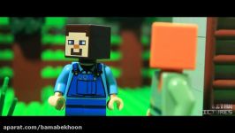 استاپ موشن Lego Minecraft لگو ماینکرافت  روز بیست یکم