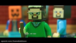 استاپ موشن Lego Minecraft لگو ماینکرافت  روز سی سوم