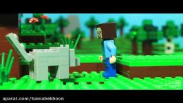 استاپ موشن Lego Minecraft لگو ماینکرافت  روز بیست ششم