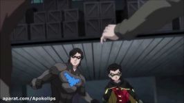 Nightwing And Robin 2015 انیمیشن کوتاه شب پر پرنده سینه سرخ