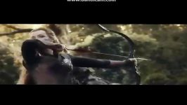 THE HOBBIT 2  BARRELS SCENE  LEGOLAS TAURIEL