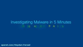 Investigating Malware in 5 Minutes with Cisco Encrypted Traffic Analytics