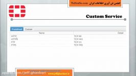 آموزش فورتی وب Fortiweb Fortinet WAF قابلیت Custom Service