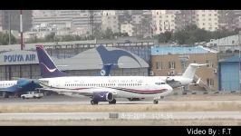 پرواز هواپیمای B737 لیوری جدید