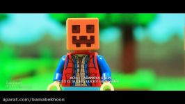 استاپ موشن Lego Minecraft لگو ماینکرافت  روز پنجاه دوم