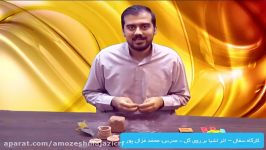 کارگاه سفال – اثر اشیا بر روی گل  مدرس محمّد غزال پور – جلسه دوم