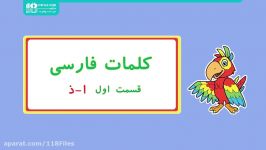 آموزش حروف کلمات به کودکان  حروف به کودکان آموزش الفبا وکلمات فارسی