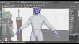 مدلسازی ، حجاری تکسچرینگ لباس کاراکتر در Maya ، Zbrush Substance